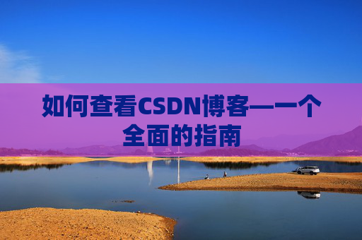 如何查看CSDN博客—一个全面的指南
